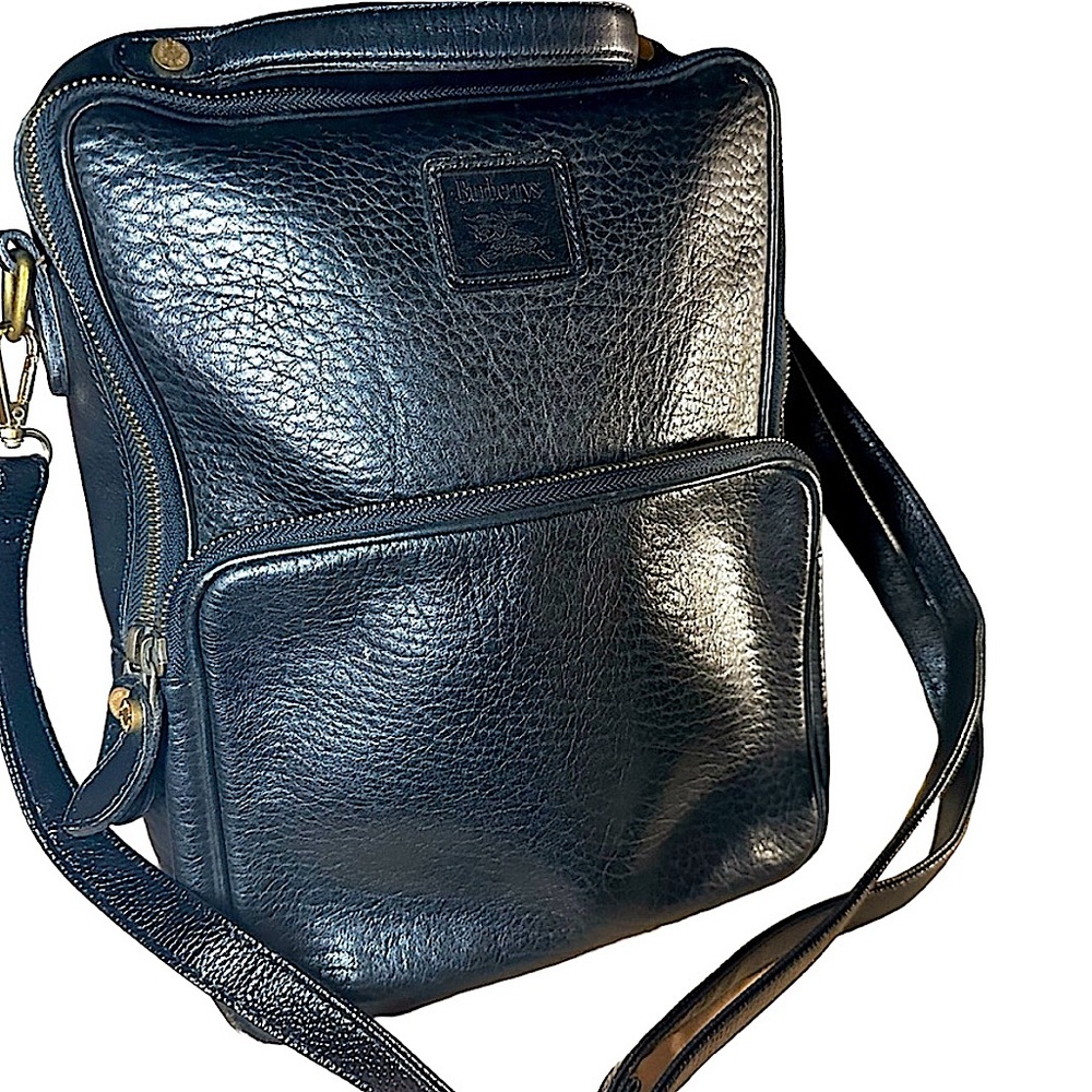 Vintage Burberrys Pebble Leather Bag